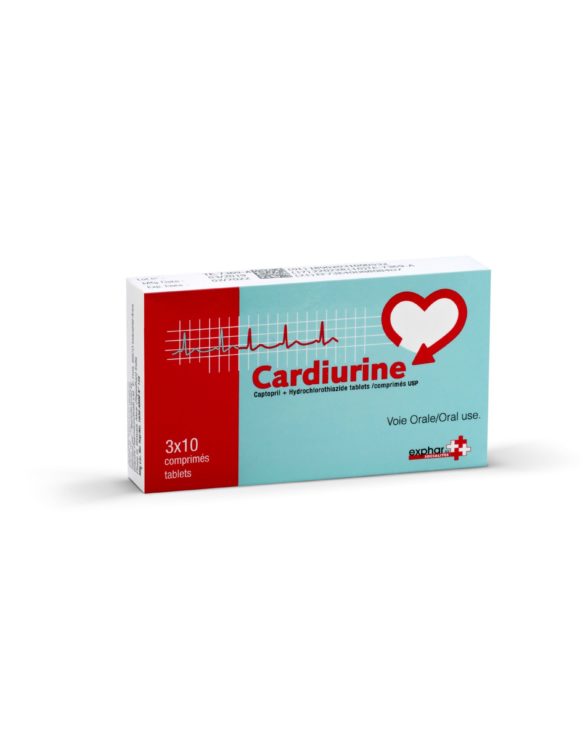 Le cardiurine - médicament par voie oral - cardiologie I Exphar Cameroun