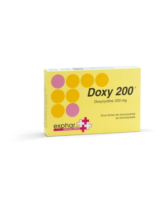 Doxy 200 comprimés - médicament antibiotique I Exphar Cameroun