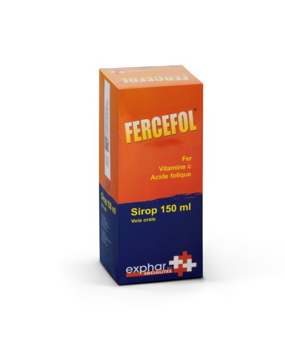 Le fercefol sirop I Exphar Cameroun