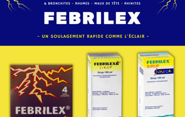 Febrilex est un traitement anti-grippal  contre les états fébriles et rhinites