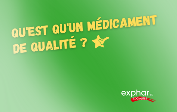 Qualité de médicament pharmaceutique I Exphar Cameroun