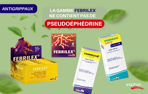 FEBRILEX est votre allié contre les symptômes du rhume I Exphar Cameroun