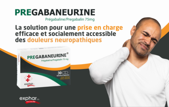 pregabaneurine pour soulager les douleurs neuropathiques - Exphar Cameroun